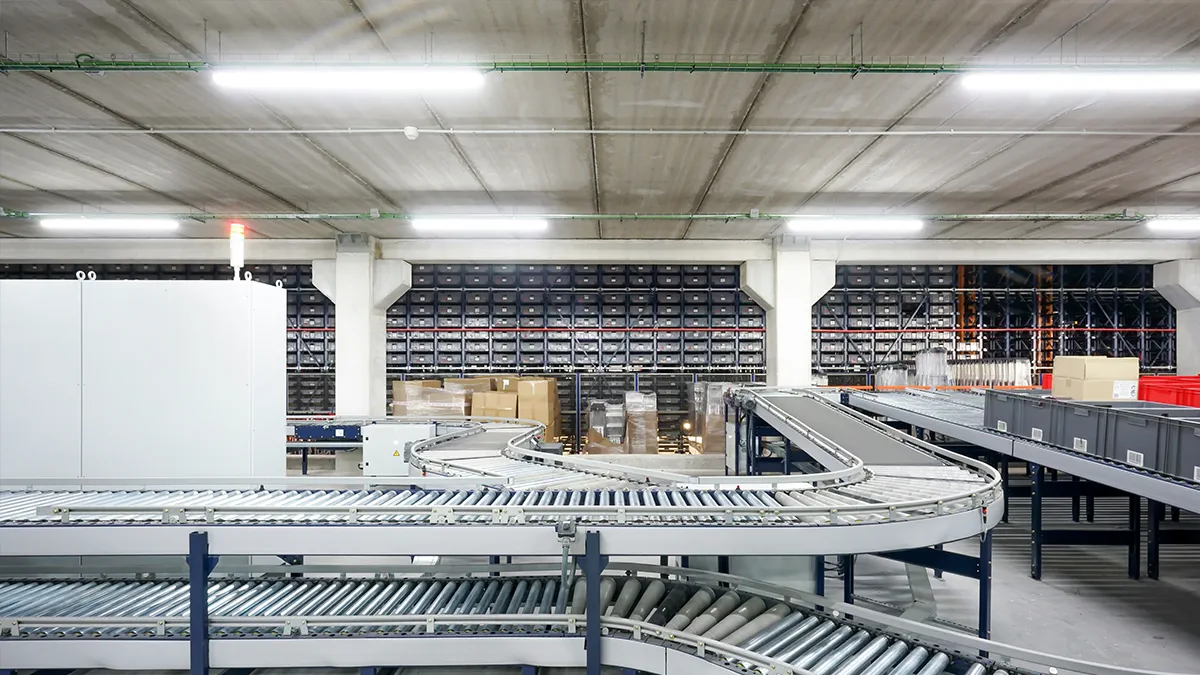 Industrial LED Lighting Glare Control